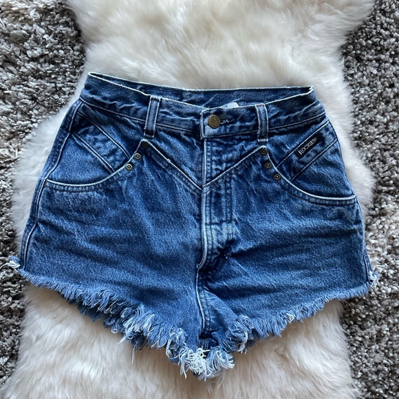 Rockies Pants - Vintage Rockies high waisted cut off denim shorts